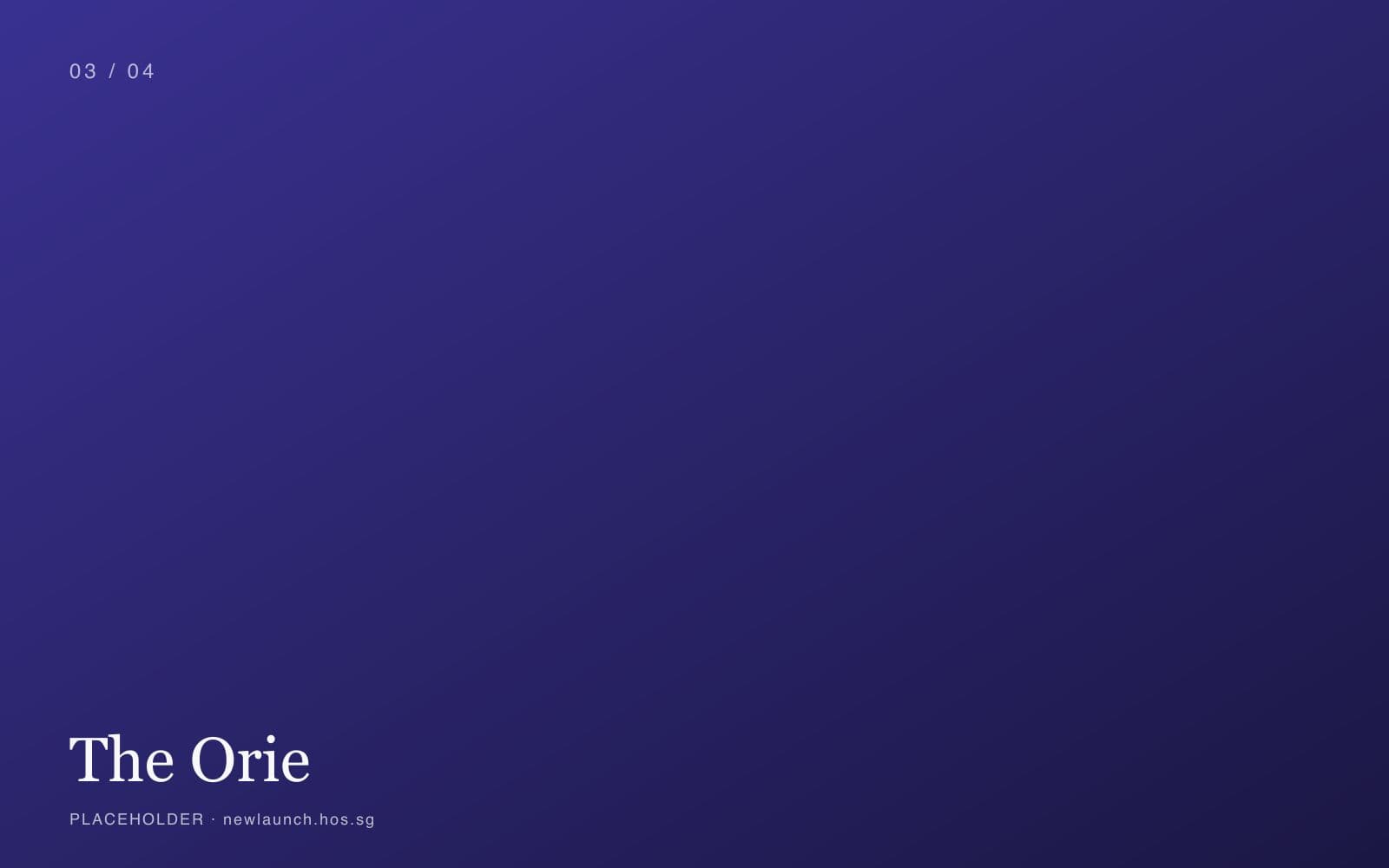 The Orie placeholder 3