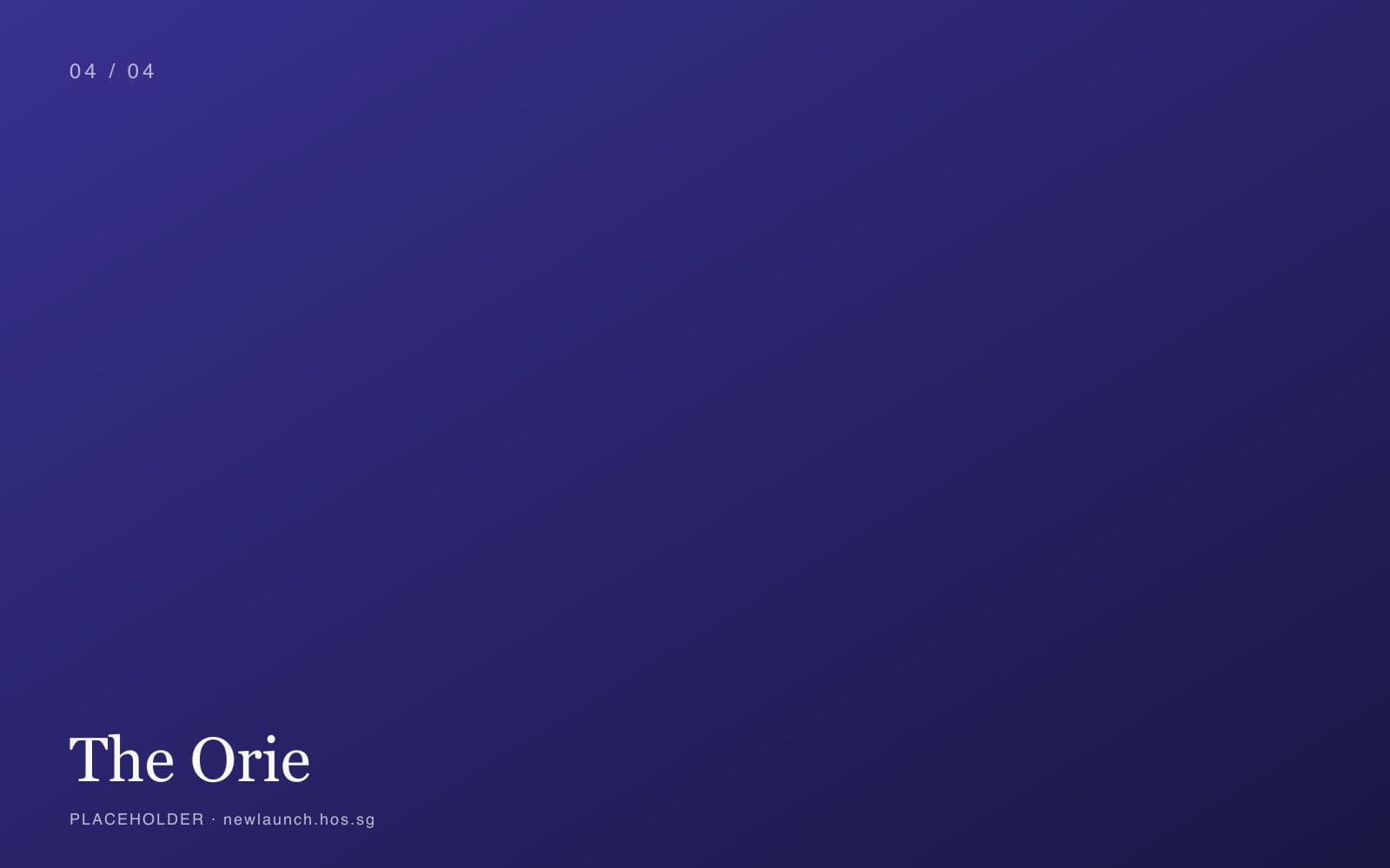 The Orie placeholder 4
