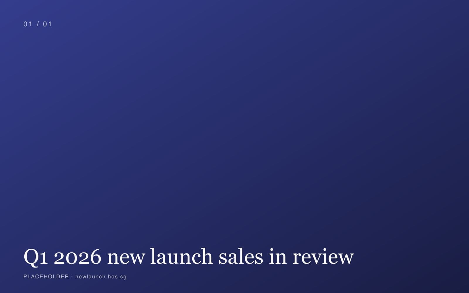 Q1 2026 new launch sales in review cover image